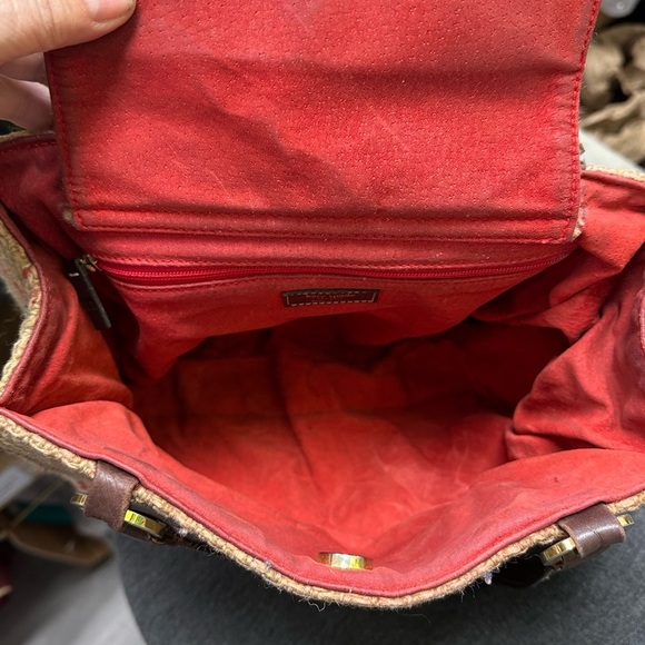 Kate Spade New York Made in Italy Plaid Wool & Leather Tote - Picture 12 of 12